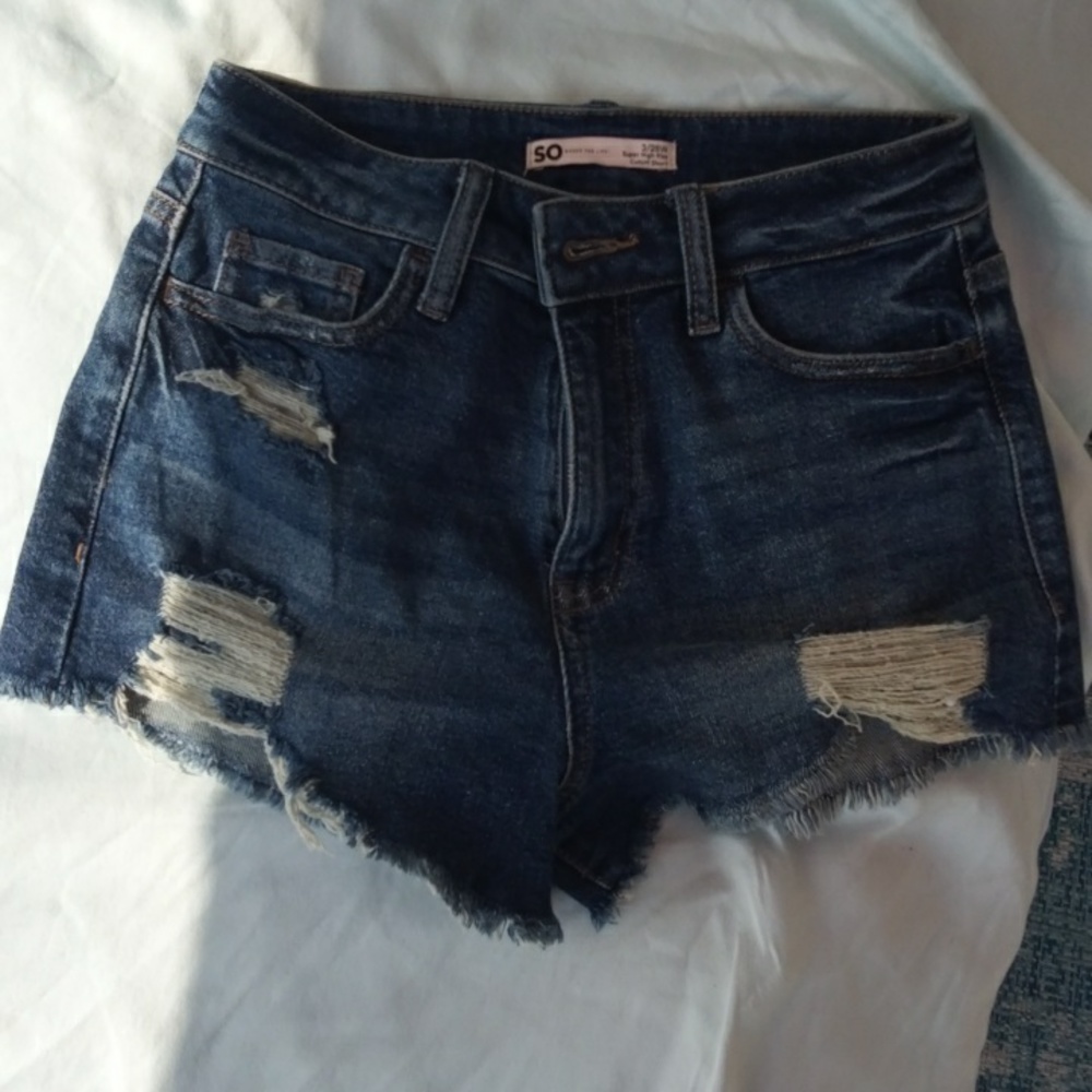 Cut Off Jean Shorts